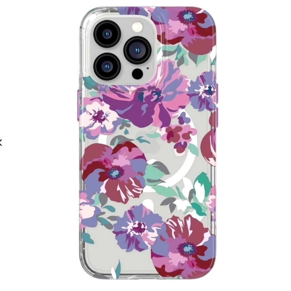 Evo Art - Apple iPhone 13 Pro Case MagSafe® Compatible - Purple Anemone NWT